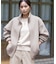 【軽アウター/きれいめスポーティ】スタンドカラージップコート