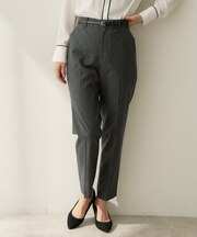 【セットアップ】ウールブレンドテーパードパンツ