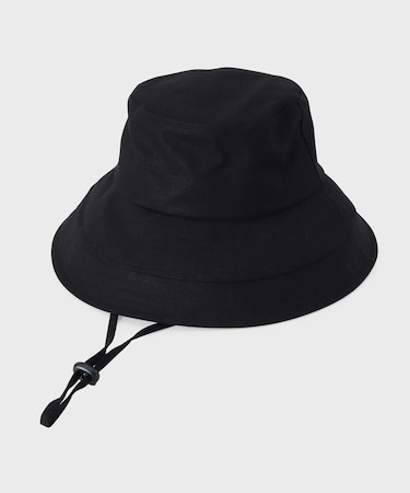 ◆【遮熱/UV】リネンブレンドつば広HAT