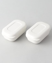 極 冷凍ごはん容器 小 2個セット WH <marna マーナ>