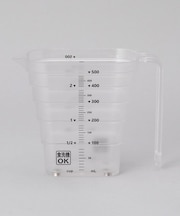 マグネット段々計量カップ 500ml WH 山崎実業 <tower タワー>