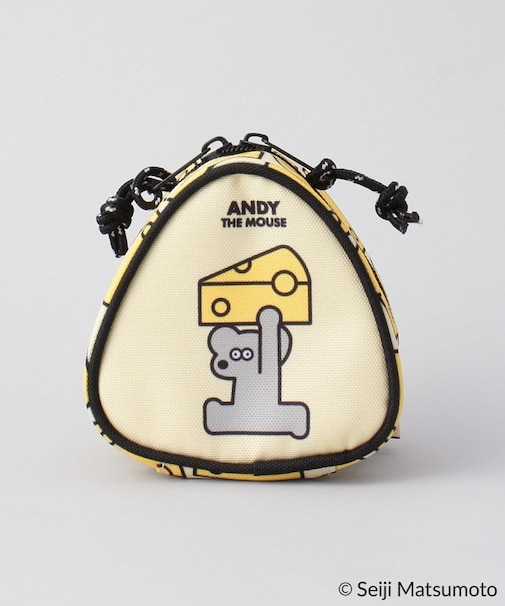 おにぎりポーチ CHEESE YE ＜ANDY THE MOUSE＞