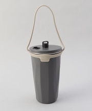 ストロー付2wayタンブラー570ml チャコール