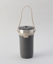 ストロー付3wayタンブラー520ml チャコール