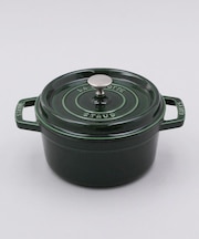 ピコ・ココット ラウンド 20cm バジルグリーン <staub ストウブ>