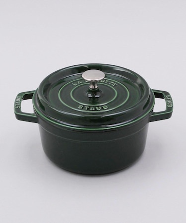 ピコ・ココット ラウンド 20cm バジルグリーン <staub ストウブ>