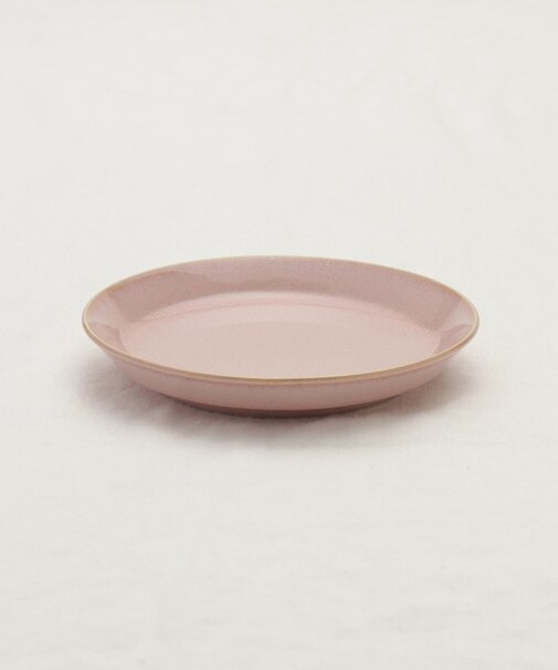 ナチュラルカラープレート　14.3cm ピンク