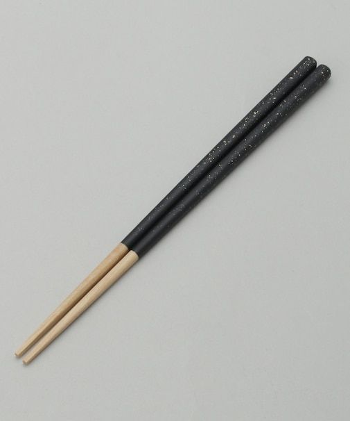ほんとうにすべらないお箸 23cm グラニットBK