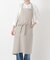 リネンのネックエプロン フリー キナリ ＜LINEN&BASIC リネンアンドベーシック＞