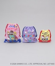 巾着3P SANRIO CHARACTERS <Sanrio サンリオ>