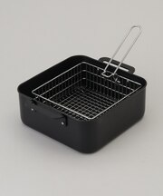 鉄製正方型揚げ鍋20×20cm フライヤー付
