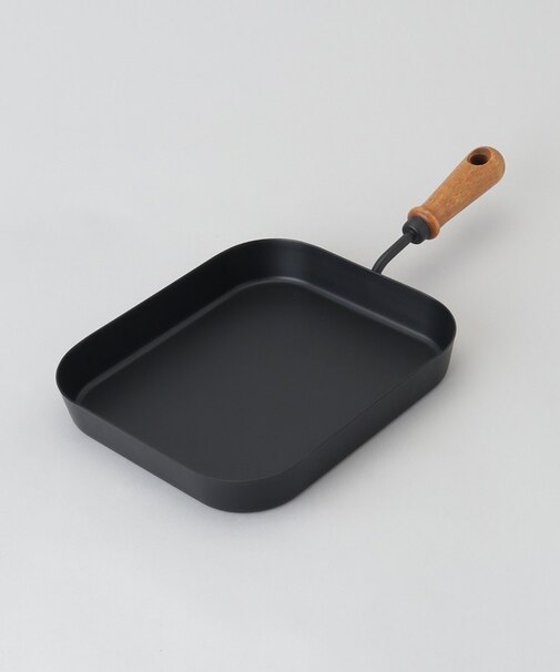 バーニスタ 鉄製角型片手グリルパン21×24cm