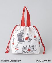 AREKORE(アレコレ) 持ち手付ランチ巾着 リトルミイ <MOOMIN ムーミン>