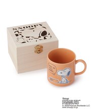 SNOOPY 木箱入マグ 350ml