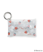 ◆Dick Bruna miffy クリアマルチケース S strawberry&tulip