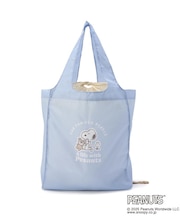 SNOOPY 底板付きエコバッグ ワイド