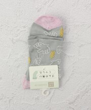 ◆コダワリ ゴム無 鳥 クォーターソックス