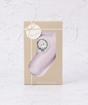 ◆刺繍 ギフトBOX クォーターソックス