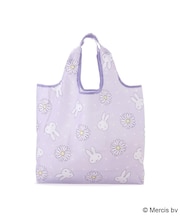Dick Bruna miffy 底板付エコバッグ M pistachio&lavender