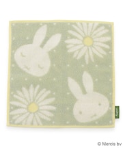◆Dick Bruna miffy ミニタオル pistachio&lavender