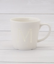 【ワンズテラスオリジナル】透かし イニシャルマグ M 350ml
