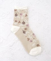 ◆あなたに優しい 逆スパ リス木ノ実クォーターソックス