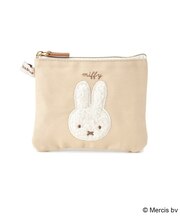 Dick Bruna miffy ミニフラットポーチ ブルーナボア