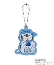 SNOOPY リフレクターラバーキーホルダー