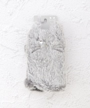 【あったか】ネコファー グローブ 指なし