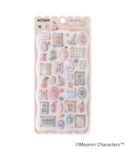 ◆MOOMIN フロッキードロップステッカー