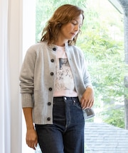 【一部店舗限定カラーあり/大人気!日本製/Laura Ashley ヒストリーフォト】ガール フォトTシャツ