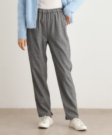 【日本製】カシミヤ混ストレッチパンツ