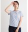 【接触冷感／マシンウォッシュ可】スウィート アリッサム柄スムースTシャツ