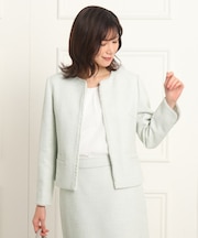 【セットアップ可能】ノーカラージャケット<S~L>