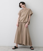 【2点セット/汗シミ防止】ミニ裏毛セットアップ