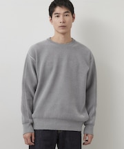 ミニモール クルーネックニット