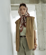 Comfy SET UP｜ベルテッドジレ【セットアップ対応／通勤／カセット服／接触冷感／UVカット】