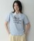 メッセージプリントクルーネックTシャツ