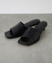 【LE VERNIS】Metal heel sandals