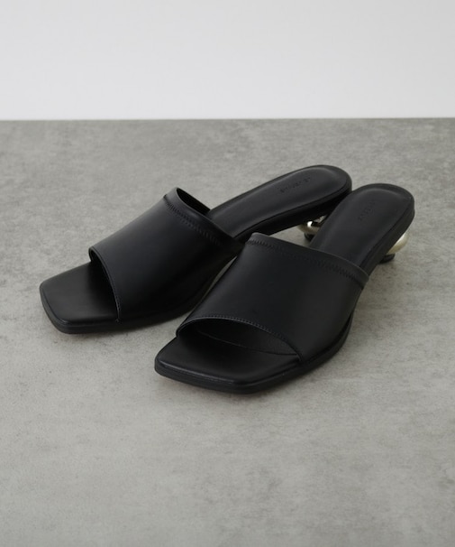 【LE VERNIS】Metal heel sandals
