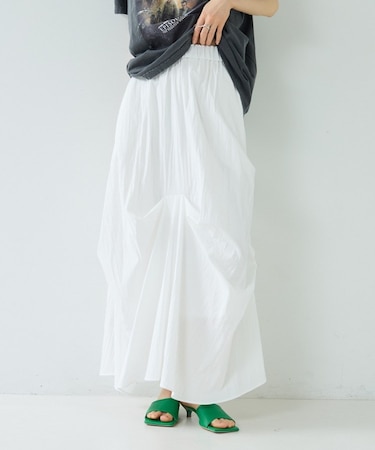 ランダムタックスカート【再入荷/ウォッシャブル】