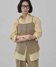 Comfy Set Up｜キャミジレ【セットアップ対応／通勤／カセット服】