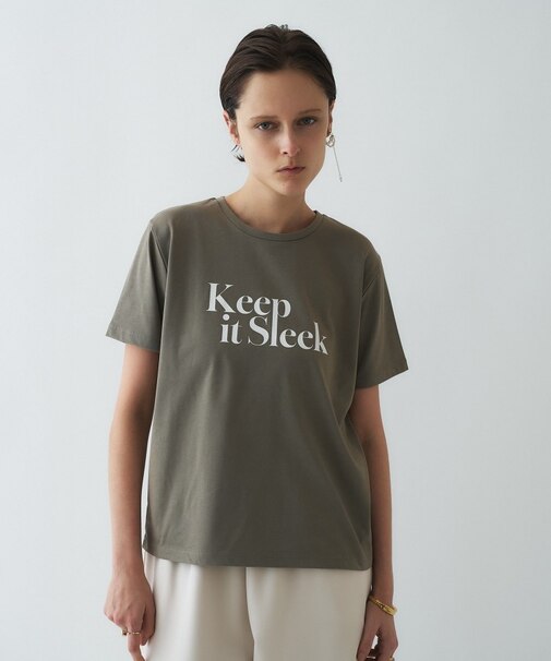 ロゴプリントTシャツ|リサイクルポリエステル
