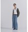 【8サイズ展開／トールサイズ】DeniMoove ライトデニム イージーパンツ　360°ストレッチ