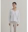 Everyday Color Vネックラメガーターニット 9色展開 WEB限定カラーあり