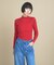 【WEB限定カラーあり】Relaxy Rich シルクカシミヤ混 モックネック ニット