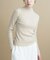 【WEB限定カラーあり】Relaxy Rich シルクカシミヤ混 モックネック ニット