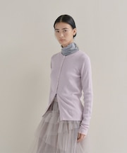 【WEB限定カラーあり】Relaxy Rich シルクカシミヤ混 リブニットカーディガン 9色展開