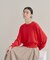 【WEB限定カラーあり】Relaxy Rich シルクカシミヤ混 クルーニット