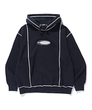 OVAL LOGO PULLOVER HOODED SWEATSHIRT